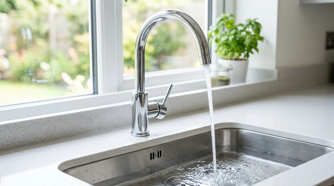 Local Plumbing Master Pros same day plumber fixing a faucet in Hull, TX